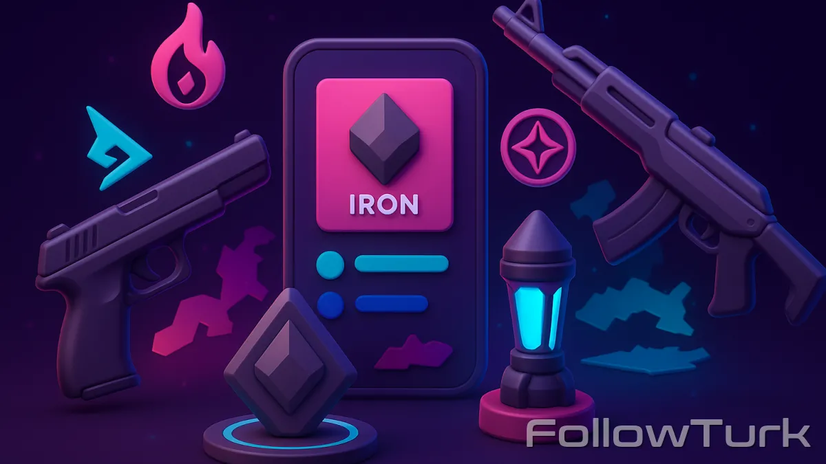 Choisir un compte Iron sans piège (sell valorant account) - FollowTurk Blog