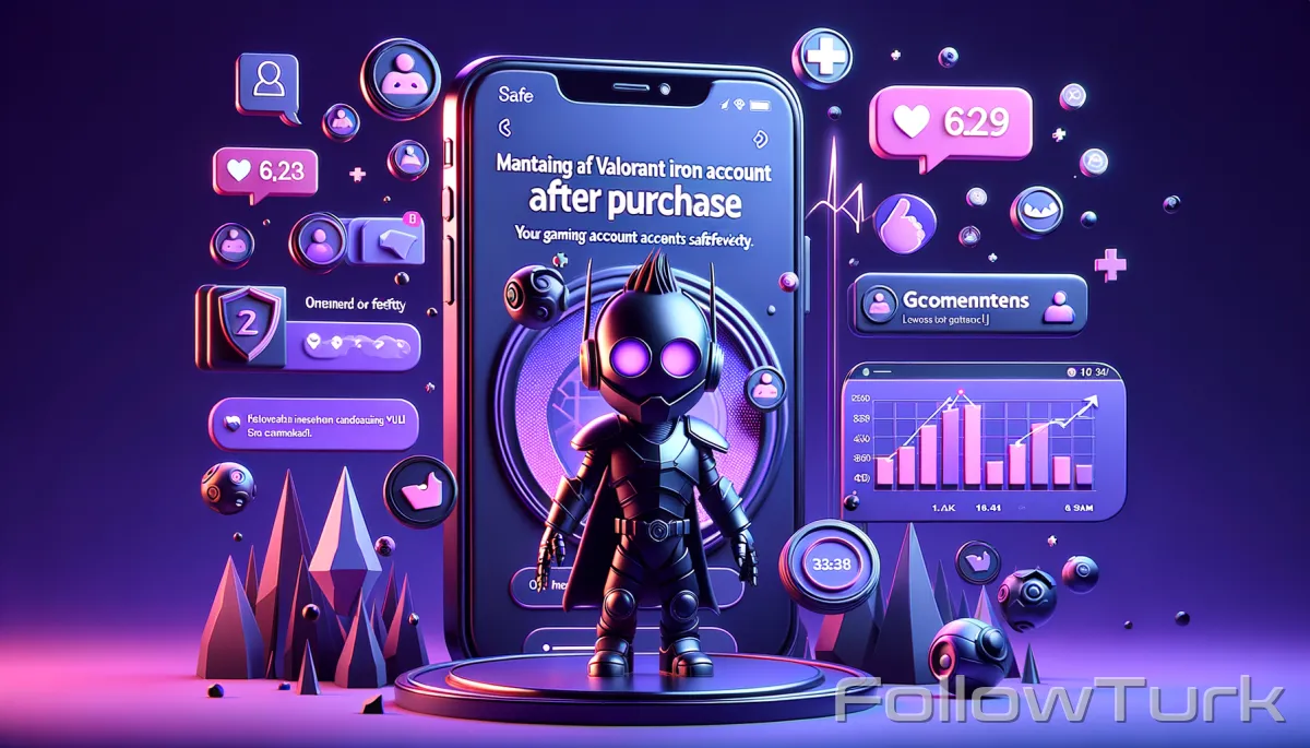 Garder un valorant iron account sûr après l’achat - FollowTurk Blog