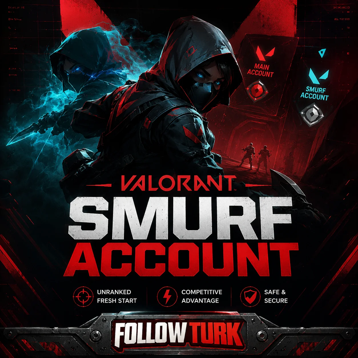 Compte smurf Valorant