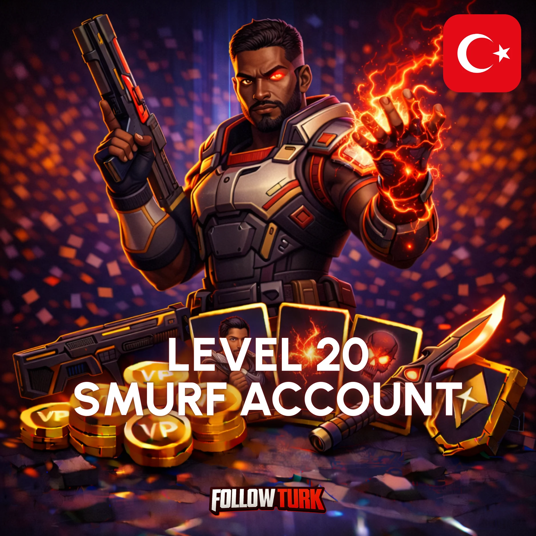 Compte Smurf Turquie (TR) pour Valorant - FollowTurk