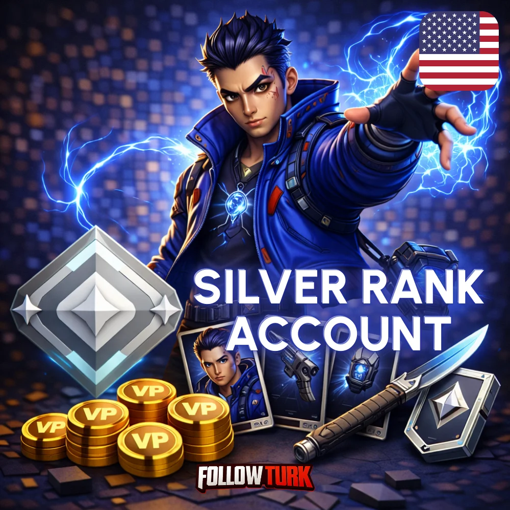 Amérique du Nord - Compte Valorant Silver NA - FollowTurk