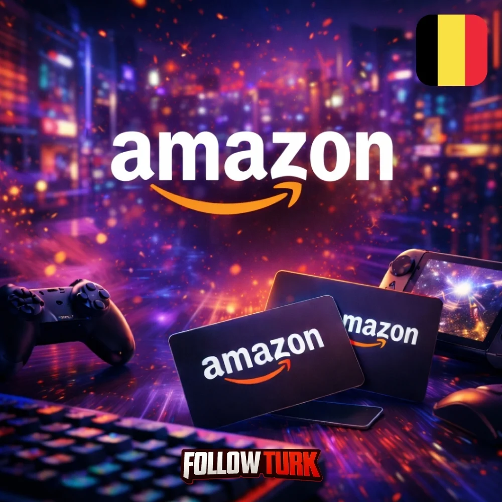Carte cadeau Amazon Belgique - EUR - FollowTurk
