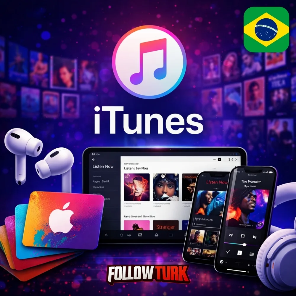 iTunes Brésil - Carte cadeau BRL - FollowTurk