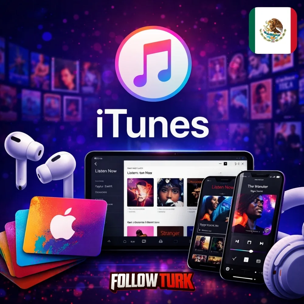 Carte cadeau iTunes Mexique (MXN) - FollowTurk