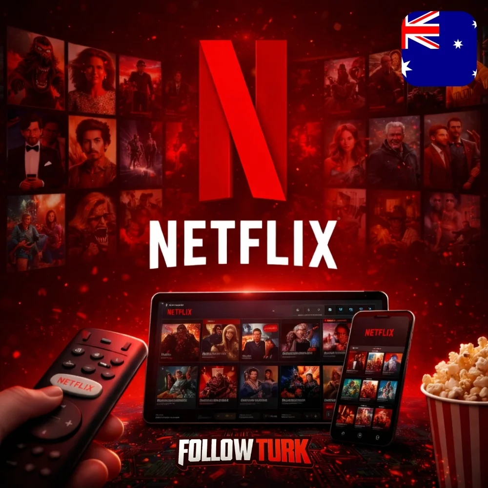 Netflix Australie - Carte cadeau AUD - FollowTurk