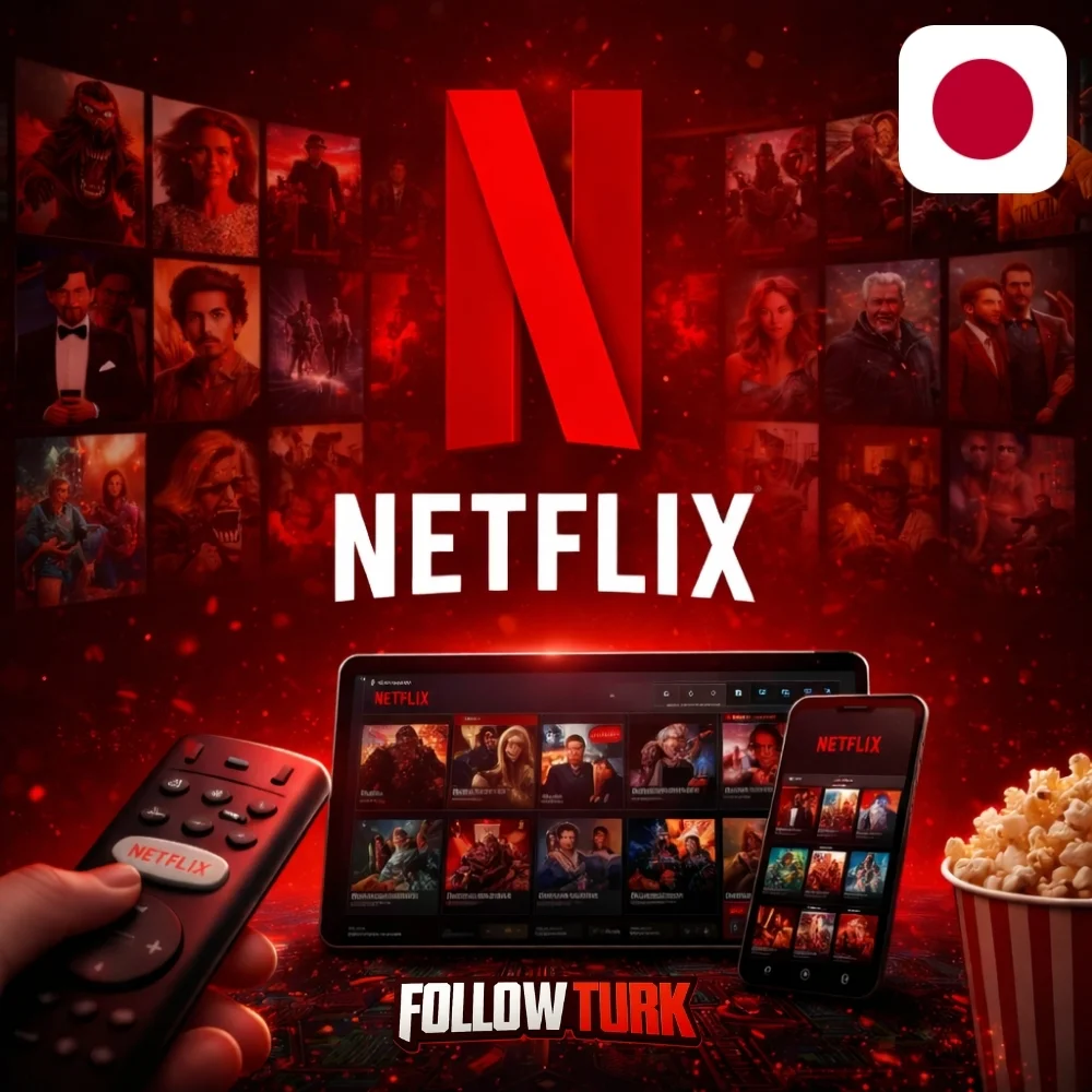 Carte cadeau Netflix Japon en JPY - FollowTurk