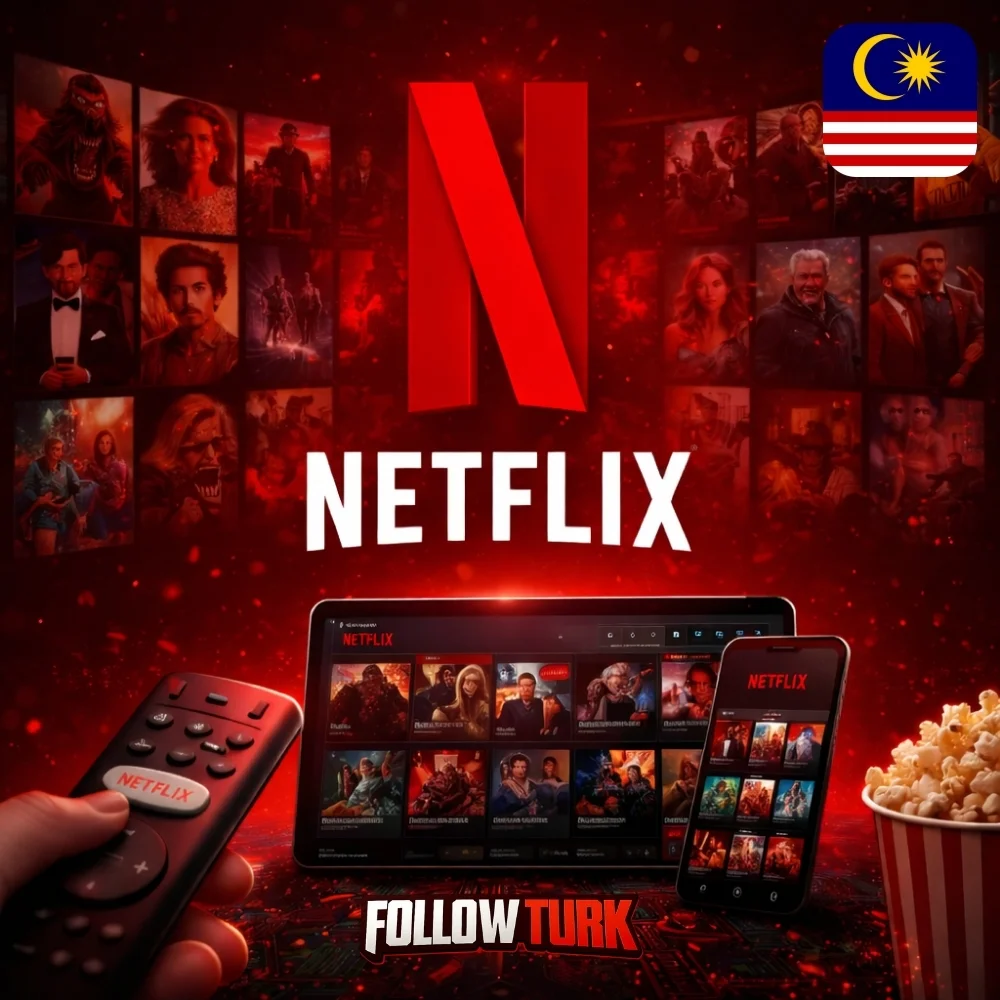 Carte cadeau Netflix Malaisie en MYR - FollowTurk