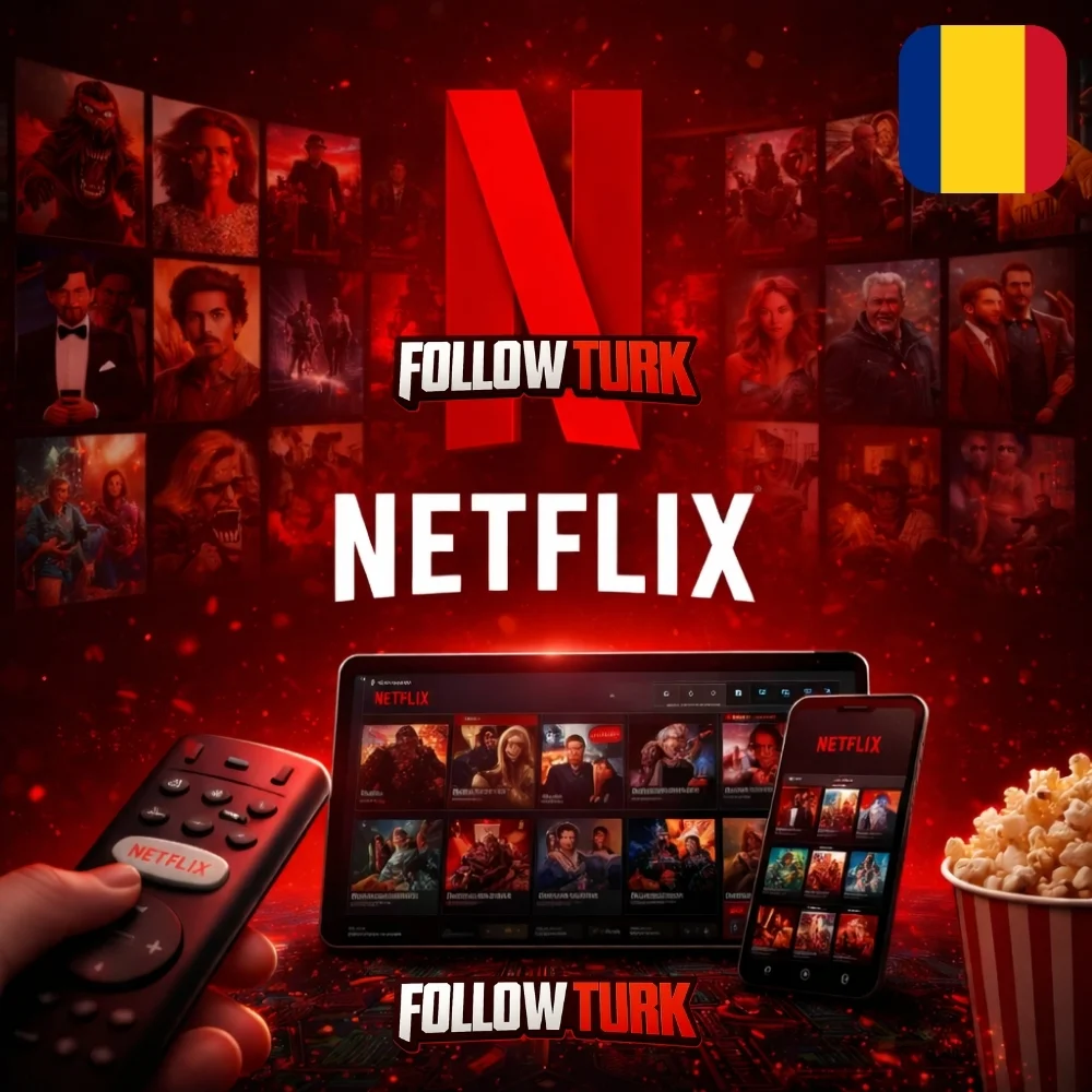 Carte cadeau Netflix Roumanie - RON - FollowTurk