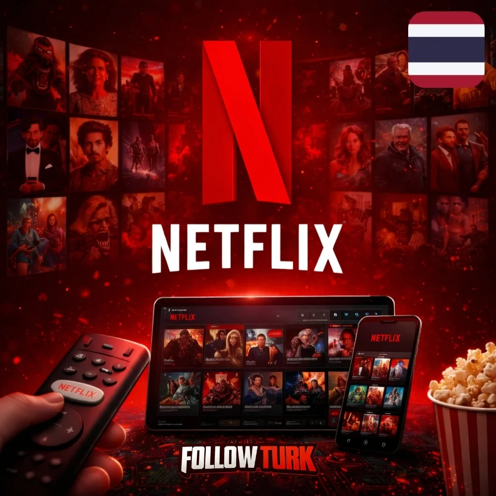 Carte cadeau Netflix Thaïlande (THB) - FollowTurk
