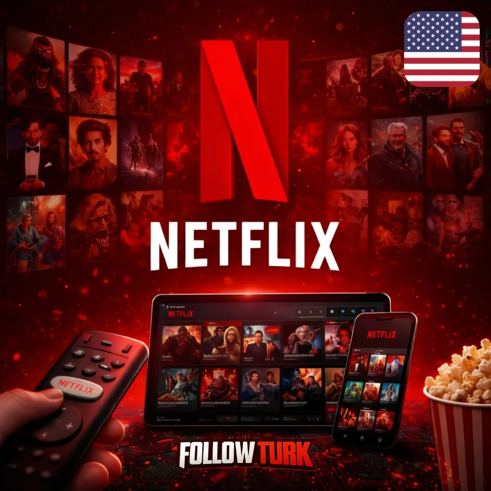 Carte cadeau Netflix USA en dollars (USD) - FollowTurk