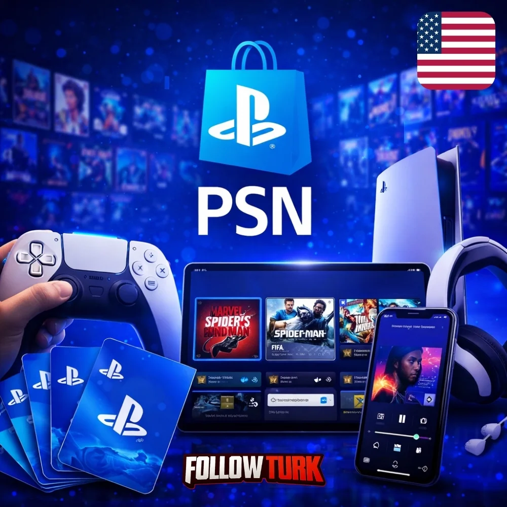 PlayStation USA - Carte Cadeau PSN - FollowTurk