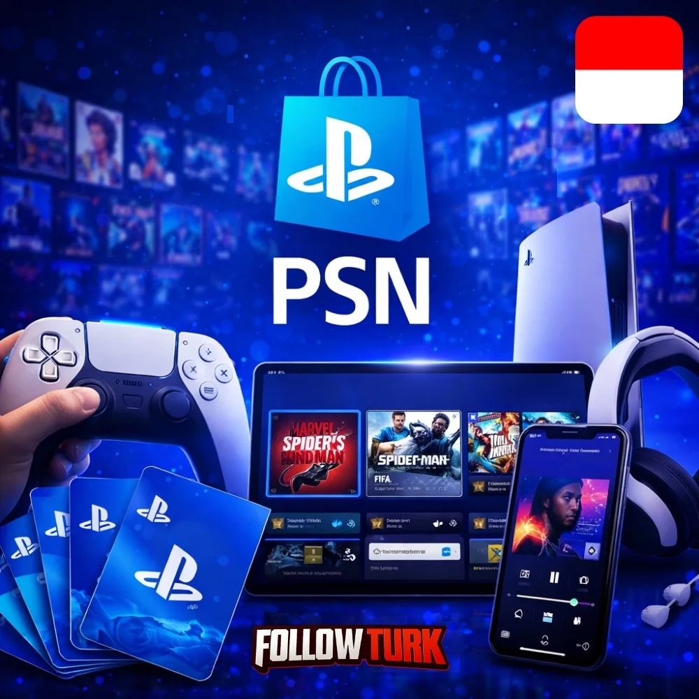 PlayStation Indonésie - Carte PSN - FollowTurk