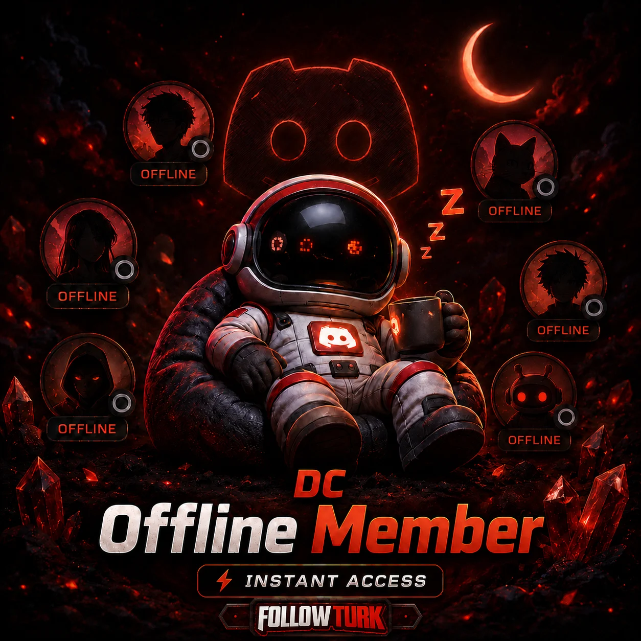 Membre Discord Hors Ligne - FollowTurk