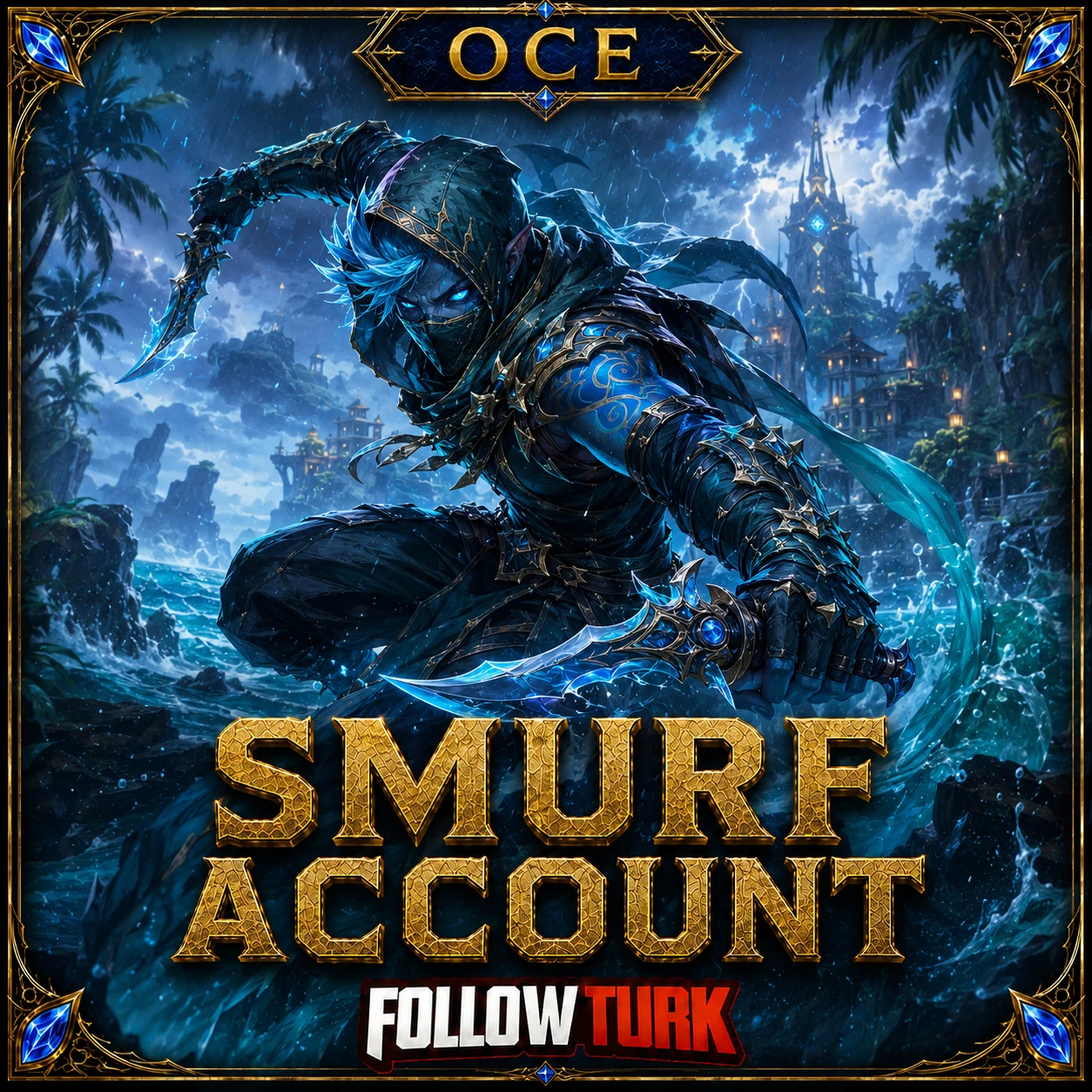 OCE - Smurf Account - FollowTurk