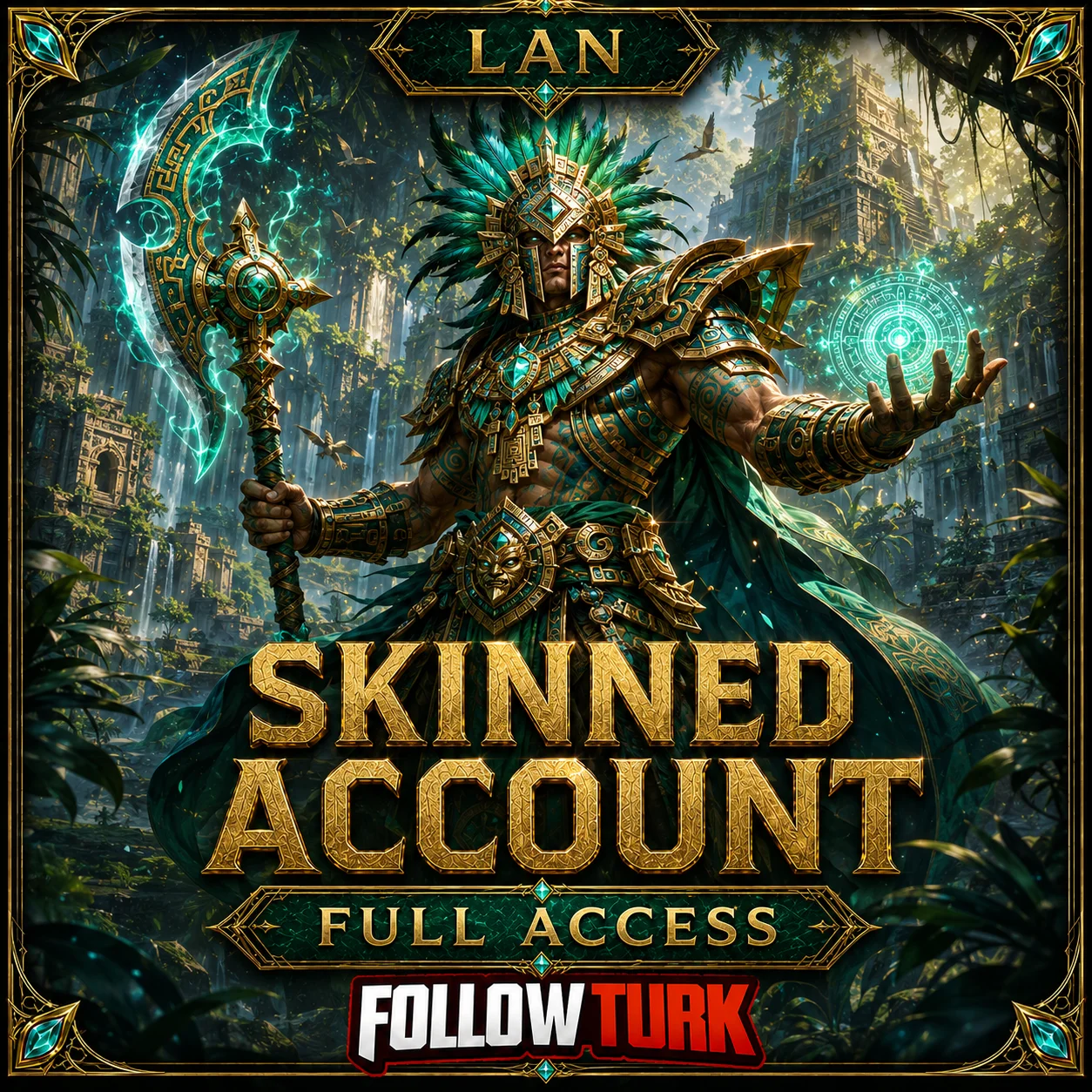 LAN - Compte Legend skinné avec accès complet - FollowTurk