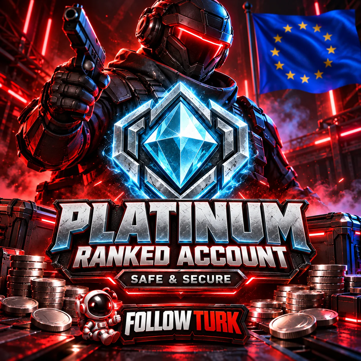 Europe - Compte Valo Platine (EU) - FollowTurk