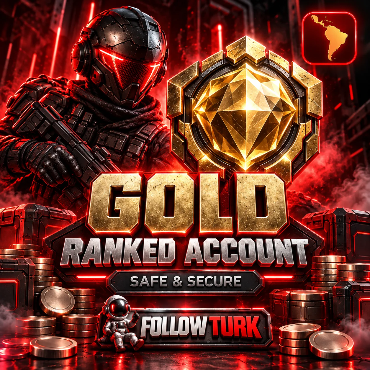 Compte Valo Classé Amérique latine - Rang Gold - FollowTurk