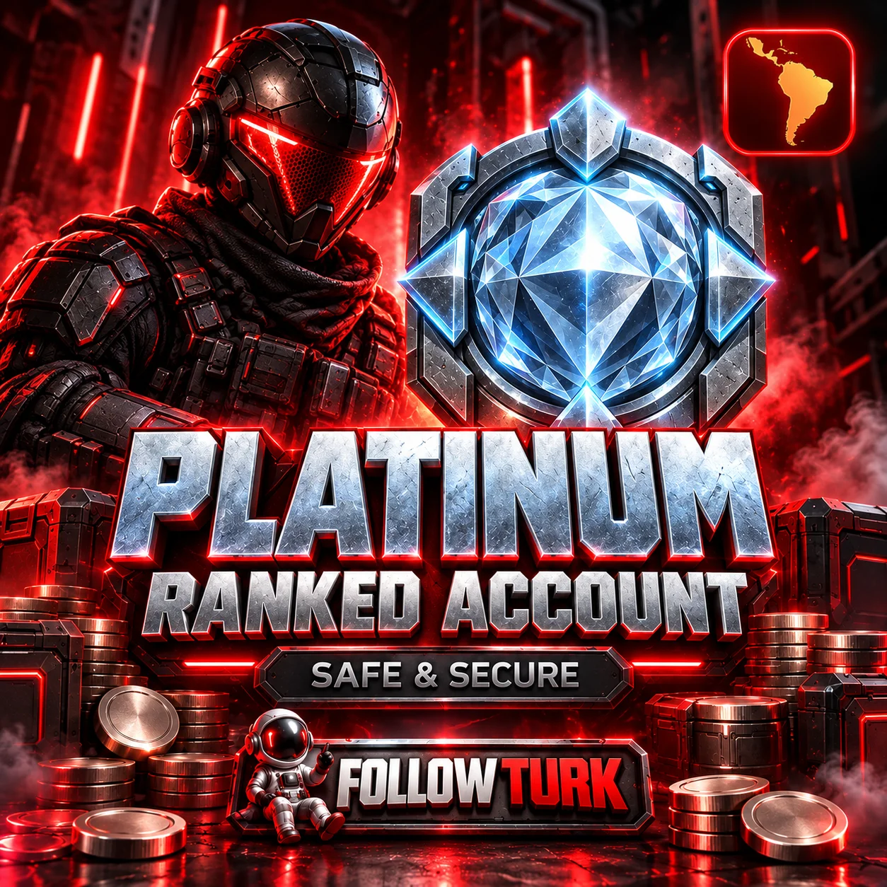 Amérique latine - Compte Valo Platine LA - FollowTurk
