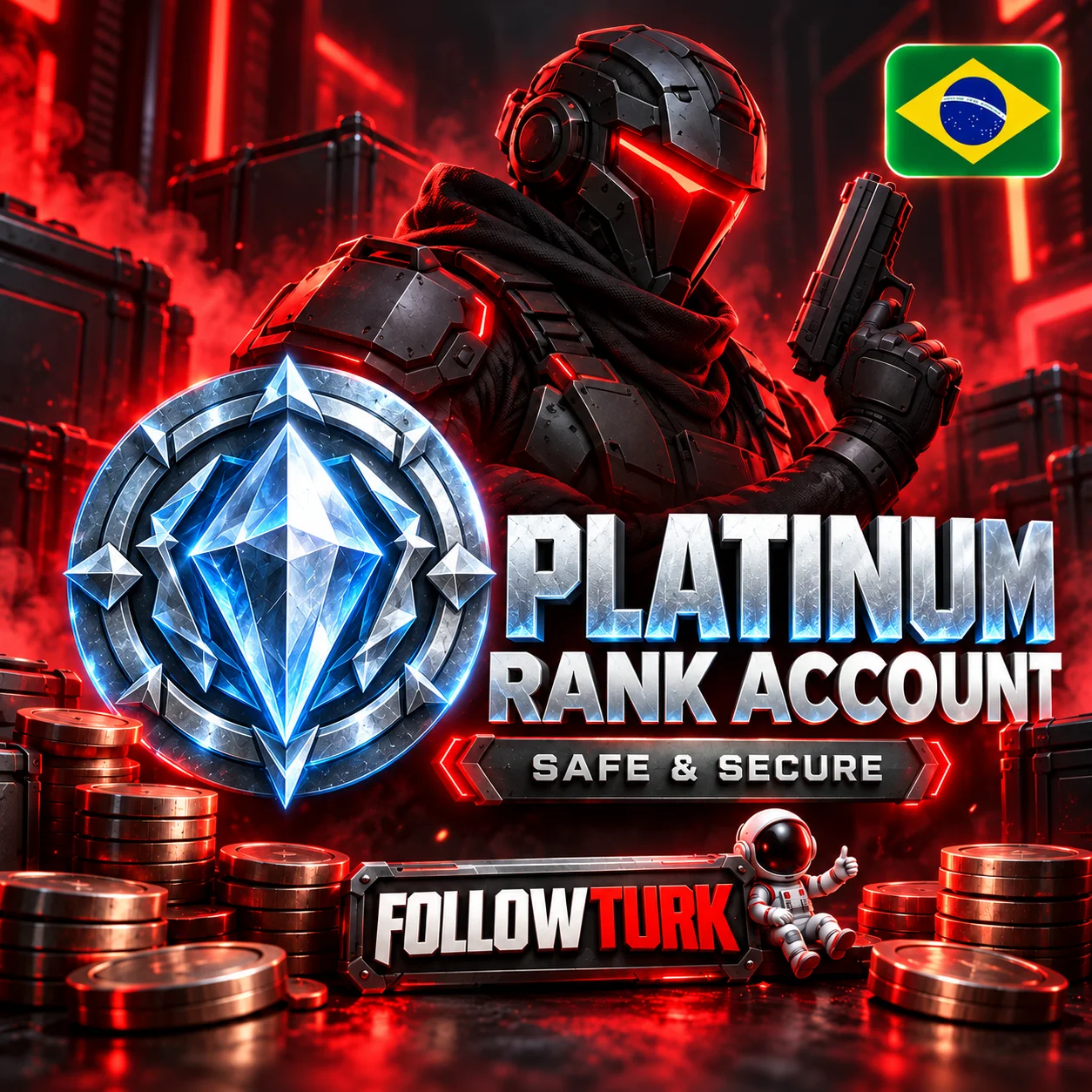 Brésil - Compte Valo Platine BR - FollowTurk